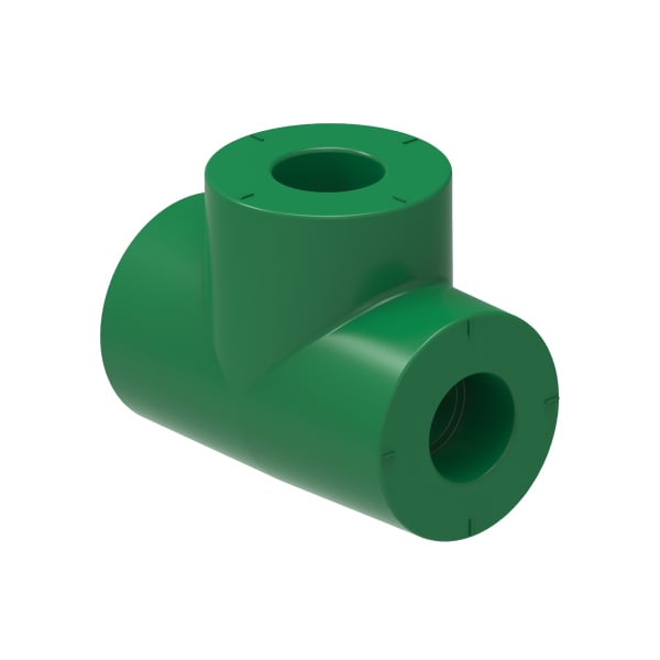 Te Ppr Redução Central 25X20X25Mm Tigre - Ref.22323032