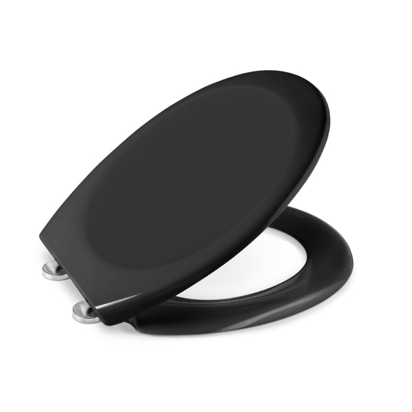 Assento Sanitário Termofixo Smart Oval Preto Soft Close Tigre - Ref.300000593