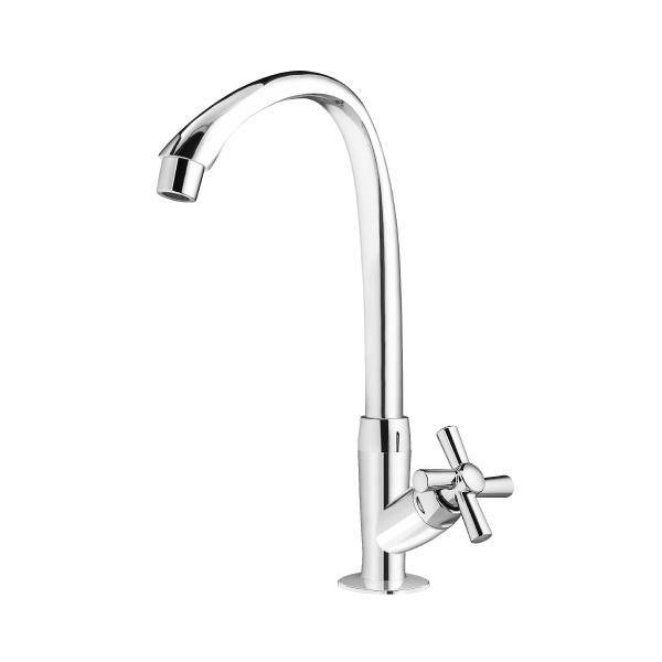 Torneira Cozinha Mesa Bica Alta Móvel Cross Cromada Tigre - Ref.300000466