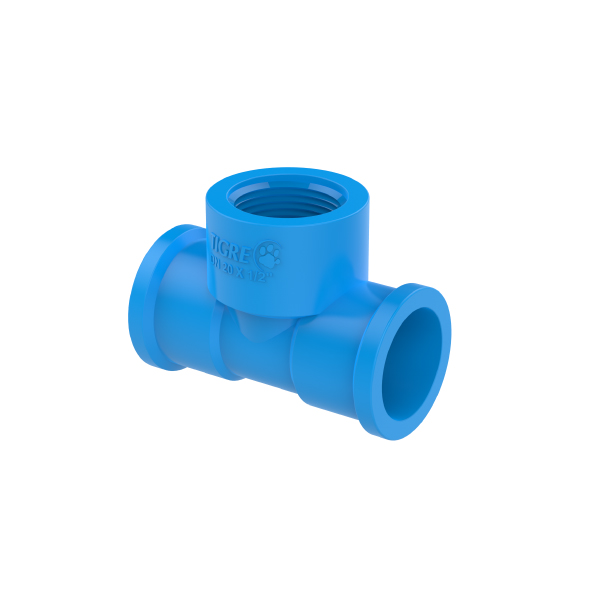 Te 90° Agropecuária Redução Mista 25Mmx1/2” Tigre - Ref.100018876