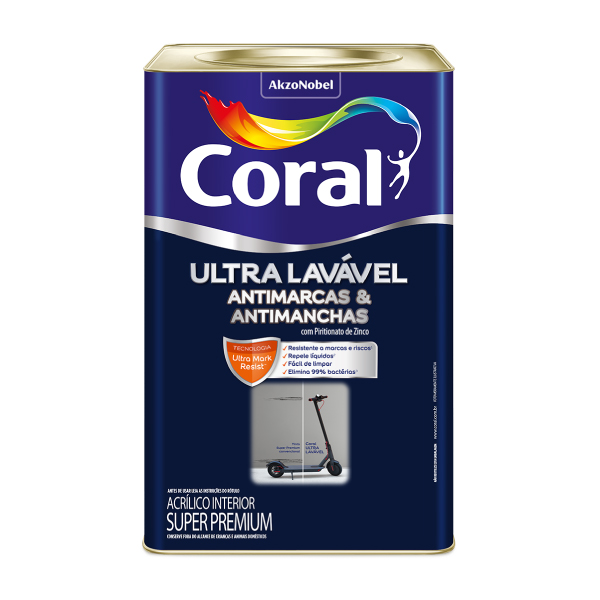 Base P Ultra Lavável 16L Coral - Ref.9071874