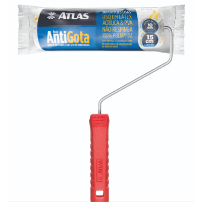 Rolo Antigota C/Cabo 15cm Atlas - Ref.321/15