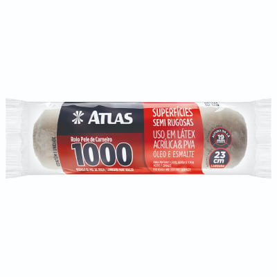 Rolo Lã 23cm Caneiro 1000 Atlas - Ref.1000