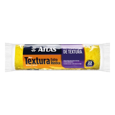 Rolo para Textura Extra Rústica 23cm Atlas - Ref.110/55