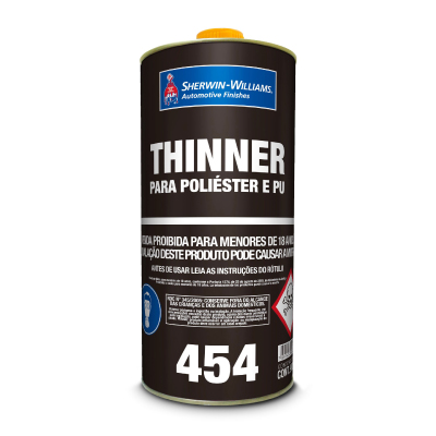 Thinner P/Poliéster E Pu 454 900ml Lazzuril Sherwin Williams - Ref.08.40.00454-217
