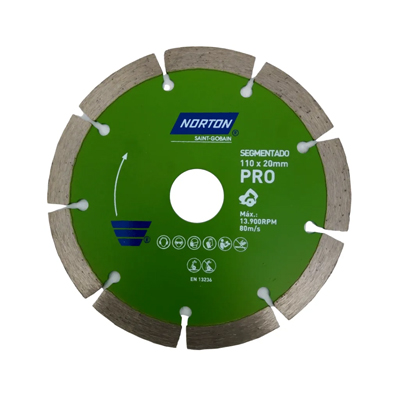 Disco Diamantado Pro Segmentado Norton - Ref.000000070184624361