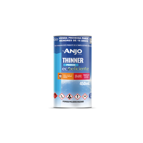 Thinner Ecoeficiente 2750 450ml Anjo - Ref.23634-18