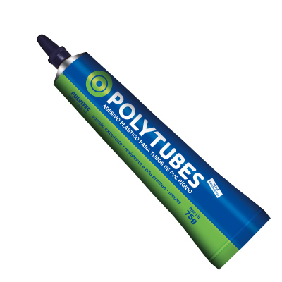 Adesivo P/Pvc Polytubes C/30  Bisnaga 75g Pulvitec - Ref.BAA003