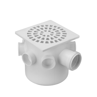 Caixa Sifonada Quadrada 7 Entradas Nº13 150x150x50 Krona - Ref.0912