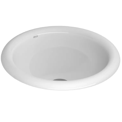 Cuba Sobrepor Redonda Branca Deca - Ref.L.50.17