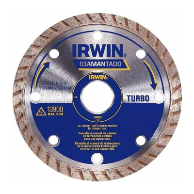 Disco Diamantado Turbo 110x20mm  Irwin - Ref.IW13893