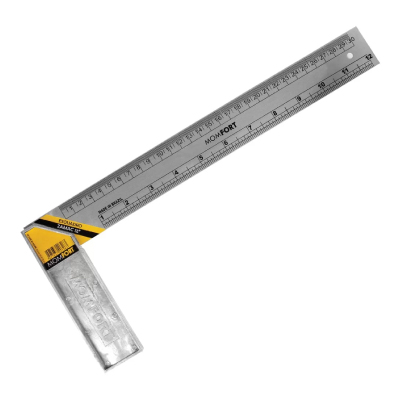 Esquadro Aço C/Cabo Zamac 30cm Momfort - Ref.626012