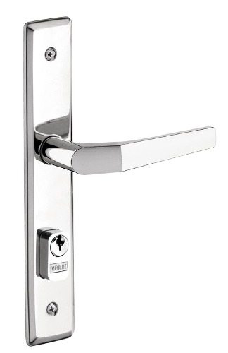 Fechadura Banheiro Popline Alavanca Cromada Soprano - Ref.3003.0811.18.