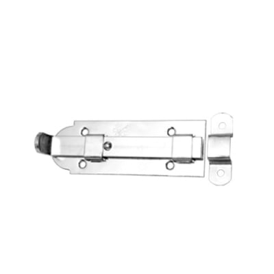 Ferrolho Chato Zincado 5” com 12 Silvana - Ref.90057