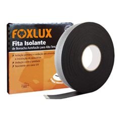 FITA ISOLANTE AUTOFUSÃO 10MX19MM PRETA FOXLUX