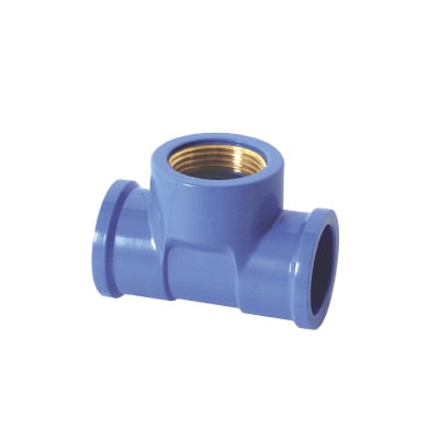 Te 90° Soldável Bucha Latão 25mmx3/4” Krona - Ref.0505