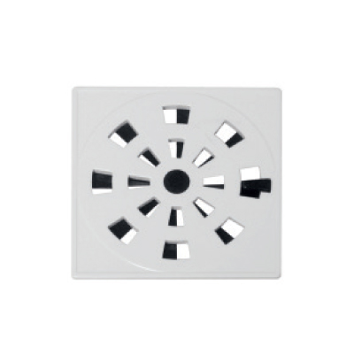 Grelha Rotativa Anti-Inseto Branca 10,2x10,2cm Astra - Ref.GRB3/AS