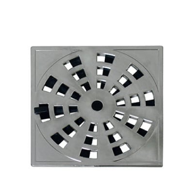 Grelha Rotativa Anti-Inseto Cromada 15x15cm Astra - Ref.GRB6/AS