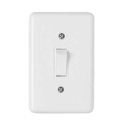 Interruptor Embutir 1 Tecla Branca Stylus 6a Ilumi - Ref.2017