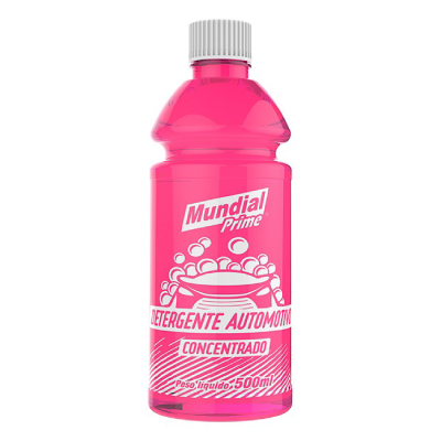 Detergente Lava-Autos Concentrado 500ml Mundial Prime - Ref.LI04000033