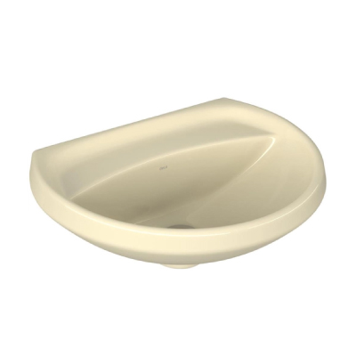 Lavatório P/Coluna Creme 455/360mm Izy Deca - Ref.L.915..37