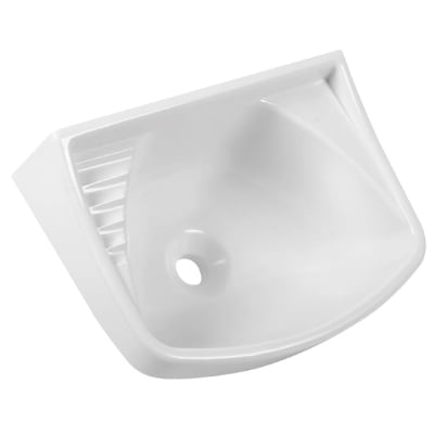Lavatório Plástico com Válvula 36x28cm 4,8L Branco Astra - Ref.LV0*BR1