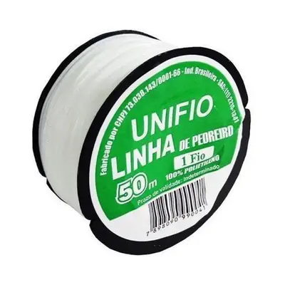 Linha Pedreiro Lisa Unifio 1 Fio - 50m Unifio - Ref.7898090990041
