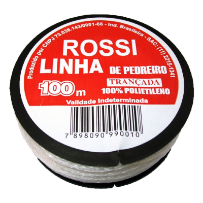 Linha Pedreiro Trançada Rossi 100m Unifio - Ref.7898090990010