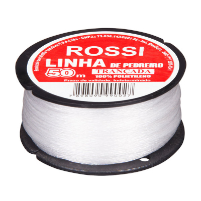 Linha Pedreiro Trançada Rossi 50m Unifio - Ref.7898090990027