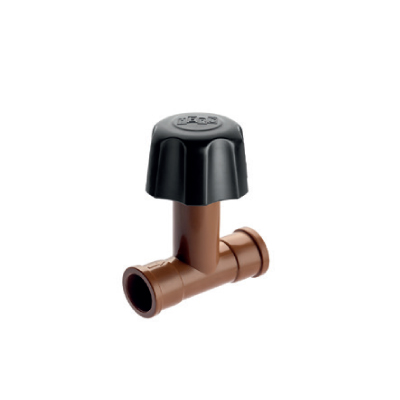 Registro Pressão Soldavel Marrom 20mm Herc - Ref.334