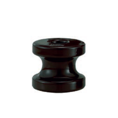 Isolador Tipo Roldana Porcelana  Marrom Germer - Ref.060104