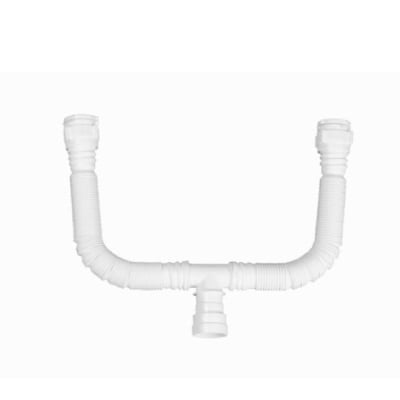 Sifão Sanfonado Duplo Universal Branco Astra - Ref.SDU/AS