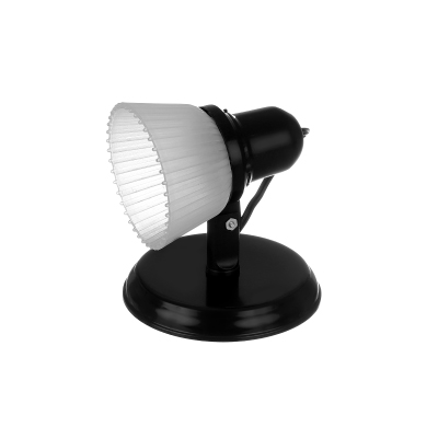 Spot Cristal Lux P/1 Lâmpada Preto Extraluz - Ref.10013