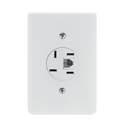 Tomada Embutir para Telefone Padrão / Rj11 Branca Stylus Ilumi - Ref.2551