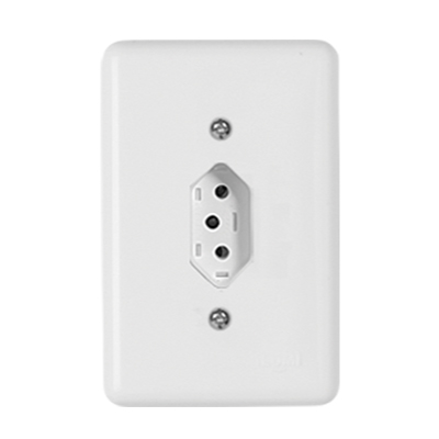 Tomada Embutir 10a Branca Stylus Ilumi - Ref.20140-3292