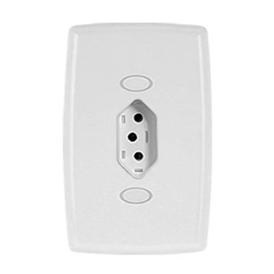 Tomada Embutir 20a Branca Safira Ilumi - Ref.22141