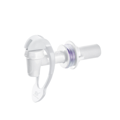 Torneira P/Filtro Automática C/Acionamento Inferior Branca Herc - Ref.363