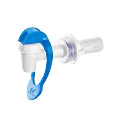 Torneira P/Filtro Automática C/Acionamento Inferior Branca / Azul Herc - Ref.362