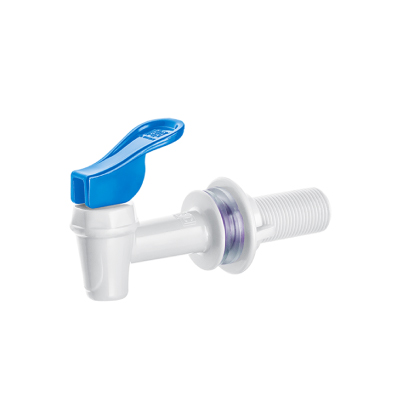 Torneira P/Filtro Automática C/Acionamento Superior Branca / Azul Herc - Ref.358