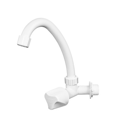 Torneira Cozinha Parede Bica Alta Plus Branca Herc - Ref.2750