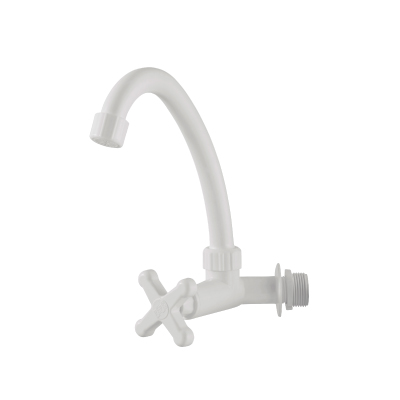 Torneira Cozinha Parede Bica Alta Prática Branca Herc - Ref.2735