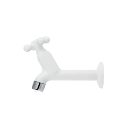 Torneira Cozinha Parede Marujá Branca 15cm Viqua - Ref.1130952