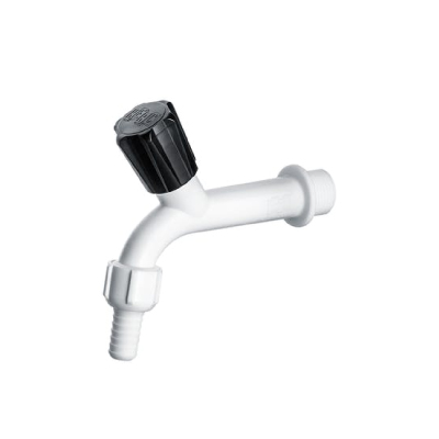 Torneira Tanque C/Bico P/Mangueira Branca 15cm Herc - Ref.395