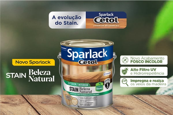 NOVO SPARLACK - STAIN BELEZA NATURAL