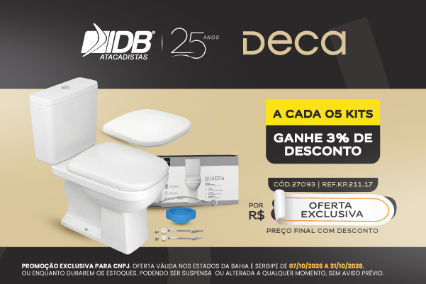 OFERTA EXCLUSIVA DECA KIT COMPLETO E ASSENTO - OUTUBRO 2026