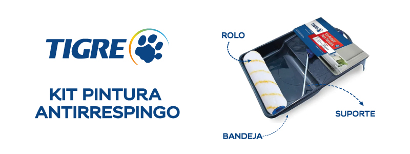 BANNER MOSAICO TIGRE KIT PINTURA 