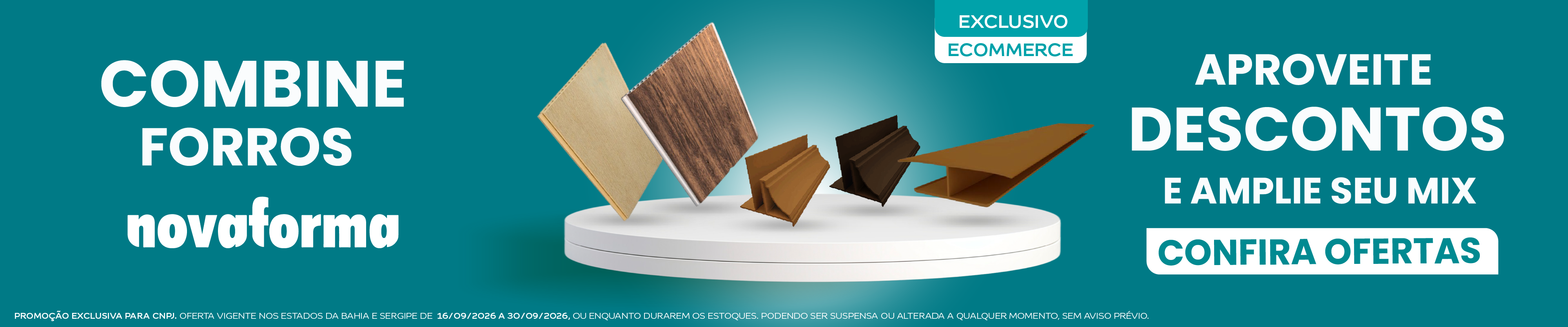 FORROS NOVA FORMA OFERTA EXCLUSIVA ECOMEERCE - SETEMBRO 2026
