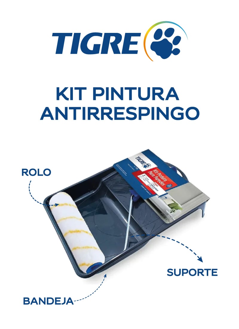 BANNER MOSAICO TIGRE KIT PINTURA 