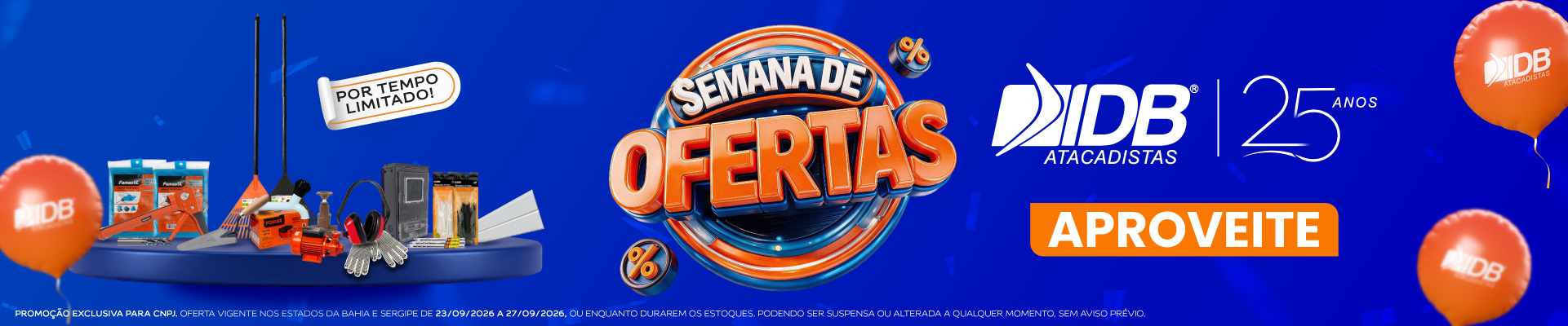 SEMANA DE OFERTAS ATÉ 27/09 - SETEMBRO 2026