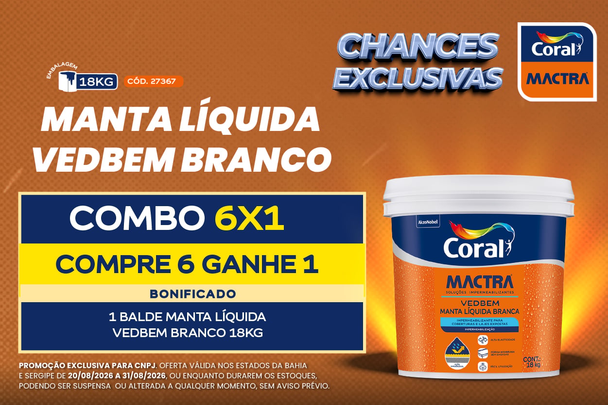 CHANCES  EXCLUSIVAS - MANTA LÍQUIDA VEDBEM MACTRA -AGOSTO 2026